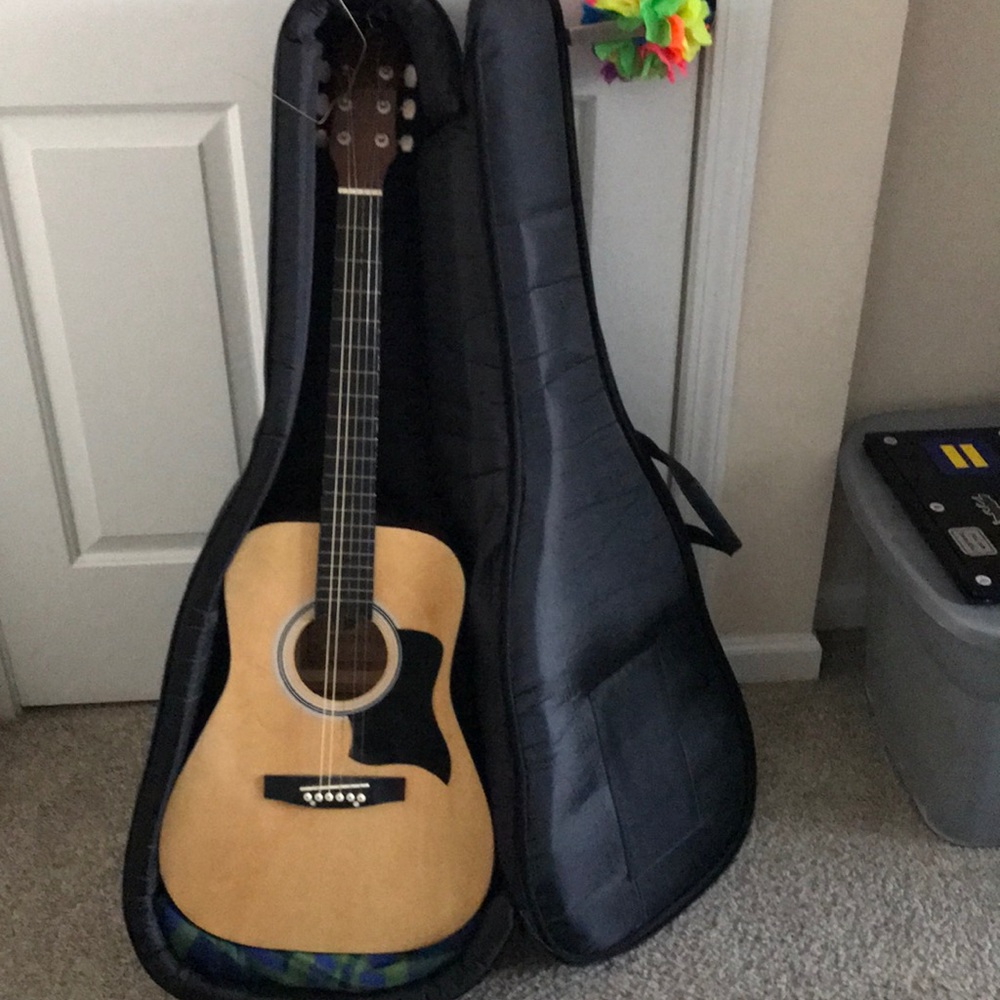 My First Protocol acoustic guitar and Yamaha case